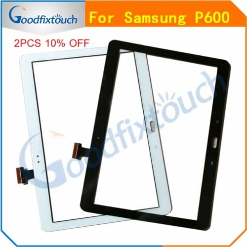 For Samsung Galaxy NOTE 10.1 2014 Edition SM-P600 P600 P601 P605 Touch Screen Digitizer Glass Panel Replacement White/Black