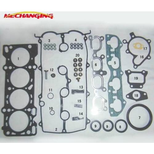 FP FP55 FP9A FPY3 FS For MAZDA 323 626 MX-6 PREMACY (CP) II III IV 1.8 1.9 2.0 Engine Rebuilding Kits Engine Gasket 8CG6-10-271C
