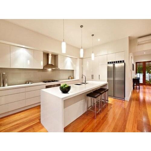 High gloss white modern kitchen cabinets sale