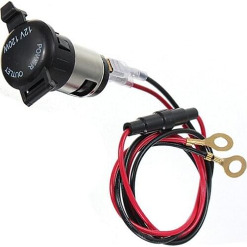 Car Cigarette Lighter Female Seat Waterproof Hard Cover Socket Charger Seat Female Parts Gps Power Usb Motorcycle Automobil Y3D4