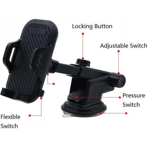 Multifunctional Auto Air Vent Bracket Car GPS Stand Phone Mobile Mount Holder Flexible for iPhone Sumsung Huawei