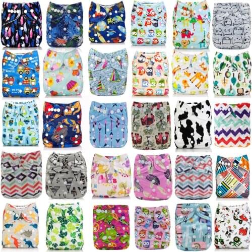 Reusable Waterproof Digital Printed Baby Cloth Diaper Adjustable Baby Nappies special leak-proof diaper pocket diaper diaper