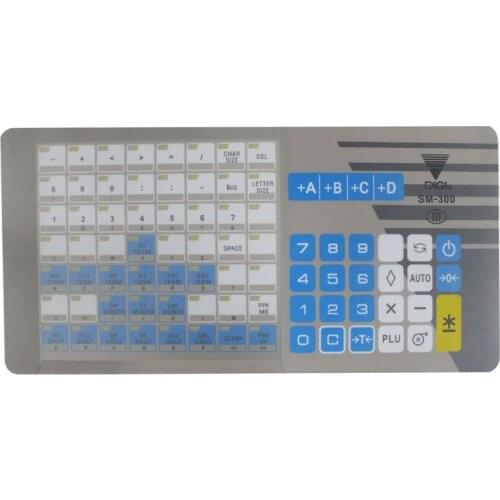 New SM-300 English Version Keyboard Film For DIGI SM300 SM-300 Retail Electronic Scale