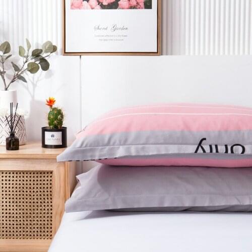 Print style polyester 1pc Pillowcase Comfortable Pillow Cover Pillowcase For Bed Throw Single Pillow Covers
