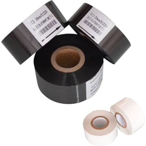 Black Width 25mm length 100m date printer roll for HP241B and 241