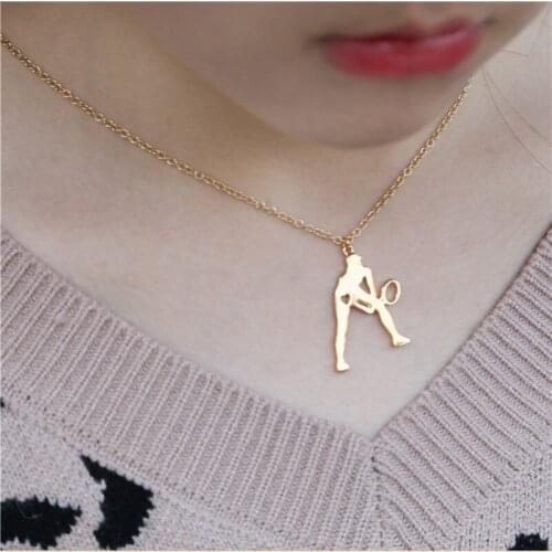 Best-selling sports necklaces in Europe and the United States tennis players simple pendant gift to his mother girlfriend