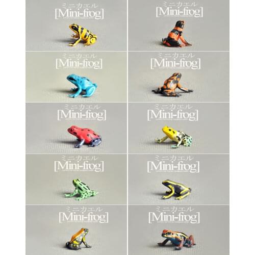 Super Refinement super mini 2cm frog figure ,10pcs/set