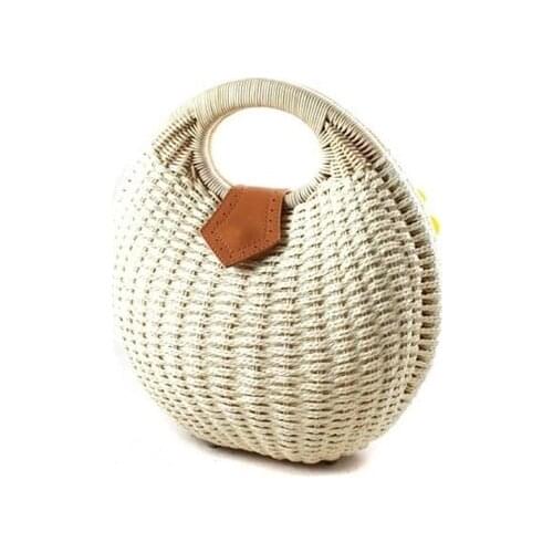 2017 new fashion rattan handbag, straw, beach bags, lovely ladies bags, baskets, leisure bags, free shipping