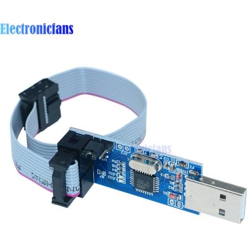 5Sets/lot New USBASP USBISP AVR Programmer USB ISP USB ASP ATMEGA8 ATMEGA128 Support Win7 64K