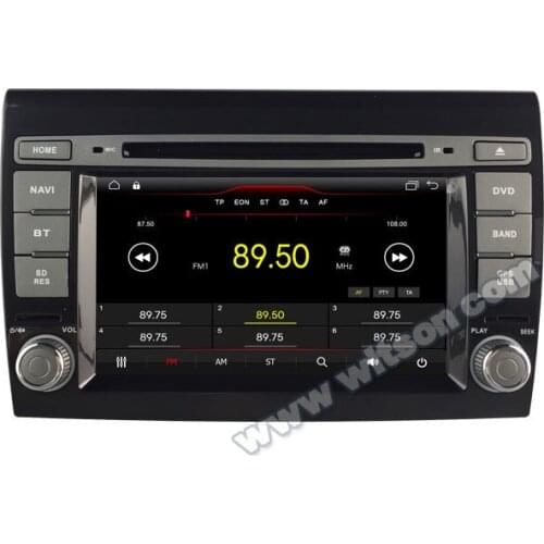 7" Android 10 OS Car DVD Multimedia GPS Radio for Fiat Bravo 2007-2014 (Italy) & Fiat Bravo 2010-2017 (Brazil) with Built-in DSP