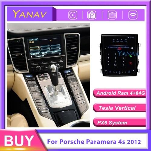 Android car Radio Stereo Receiver GPS navigation For-Porsche Paramera 4s 2012 tesla vertical screen multimedia player Head Unit