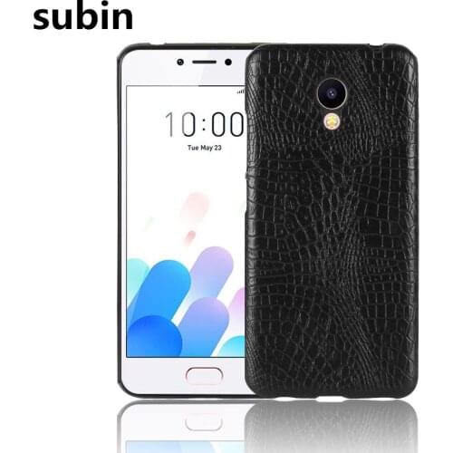 Subin For Meizu A5 Case 5.0inch Luxury TPU Soft Crocodile Skin Protective Cover For Meizu Charm Blue A5 Phone Bag Cases