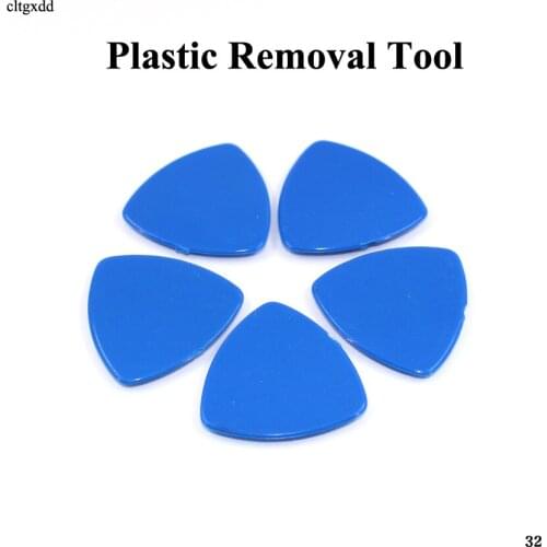 Cltgxdd 10PCS ultra-thin plastic guitar pick triangle mobile phone repair tool kit to pry open For iPhone Cell phone