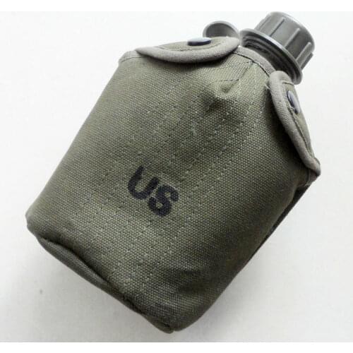 Vietnam War US Army M1956 M1961 Canteen Water Bottle With Canteen Cover Military War Reenactments