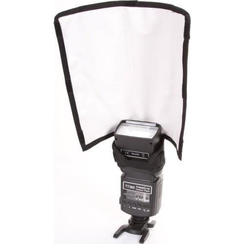 Bendable Bounce Flash Reflector Diffuser Bender Softbox For YONGNUO For Nikon Canon 580EX 550EX 540EZ 430EX