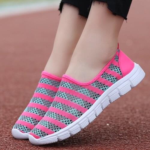 Sneakers women shoes 2021 new fashion summer shoes ladies comfortable sports shoes woman mesh light breathable mesh casual shoes