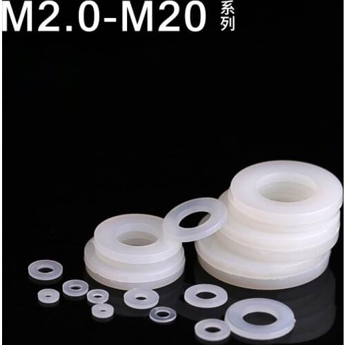 M2M3M4-M20 Nylon gasket, insulated, round plastic washer, enlarged and thickened, nylon flat washer