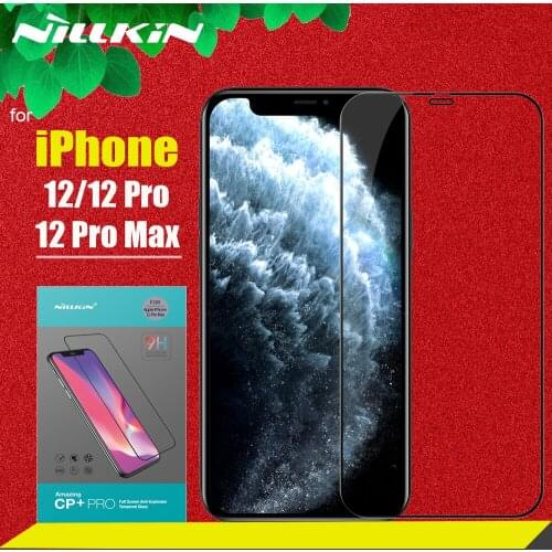 Nillkin Full Cover Tempered Glass for iPhone 12 Pro Max Galss Screen Protector 2.5D Full Coverage Glass for iPhone 12 Pro Max