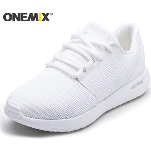 Onemix NEW unisex running shoes breathable mesh for men lightweight sneaker outdoor walking trekking shoes women sports sneaker