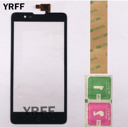 5.5" Front Glass Touch Screen Digitizer Panel For ZTE Red Bull V5 U9180 V9180 N9180 Phone Touch Screen Sensor 3M Glue Wipes