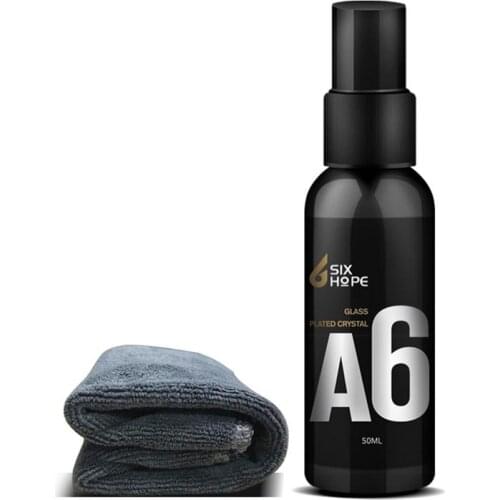 50ml A6 Auto Rearview Mirror Repellent Agent Car Glass Anti Water Front Windshield Anti-Rain Agent With Towel Car-styling