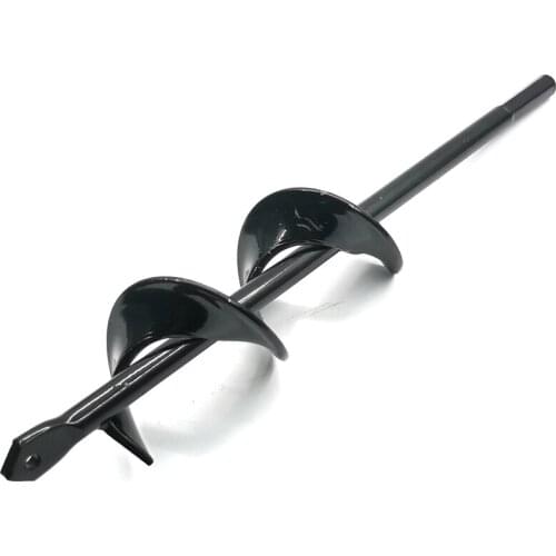 Garden Auger Spiral Drill Bit Flower Planter Bulb Shaft Twist Drill Auger Yard Garden Bedding Plant Hole Digger Loose soil Tool