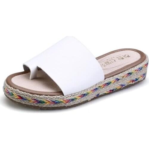 Slippers Casual Black And White Shoes Non-slip Slides Bathroom Summer Sandals Soft Sole Flip Flops
