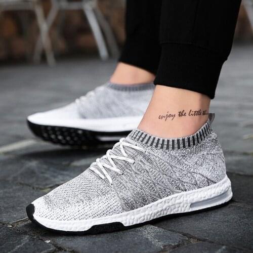 Running Shoes for Men 2020 Mesh New Men Sneakers Lace Up High Top Jogging Shoes Man Athletic Footwear Trainers Hot Sale Sports