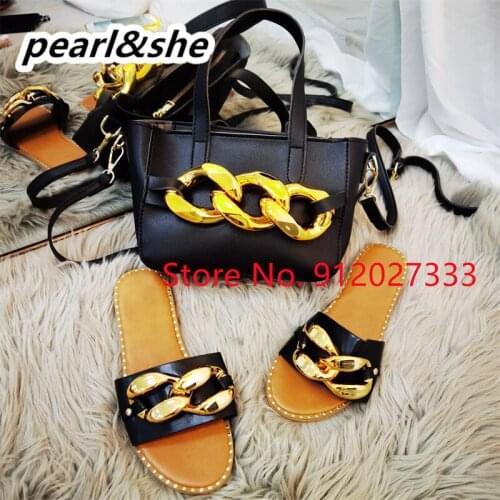 Bags Match Wholesale Ladies Purses Spring Summer Slipper SandalFashion Serpentine Luxury Handbags Women Bags Shoes Match