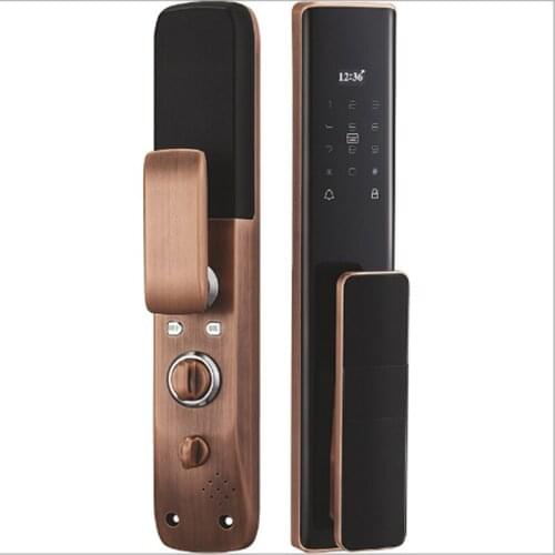 Qleung S912 High Security Smart Wifi Lock Fingerprint Card Key Password Intelligent Door Lock