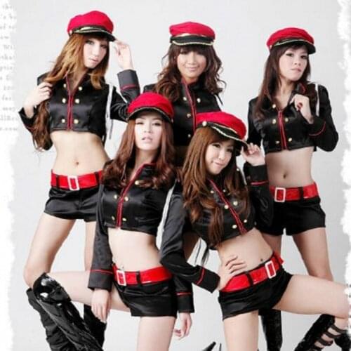 Ladies nightclub modern dance cheerleading DS nightclub jazz dance hip-hop performance dance costume