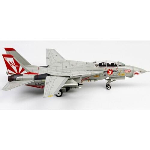 1/72 Scale F14 Tomcat Alloy Airplane Model F-14A Fighter Aircraft Model Sunset Squadron VF-111 Metal Diecast & Plane Toy Dispaly