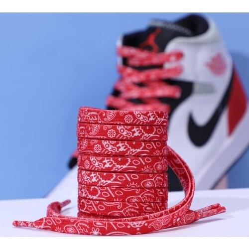 1 Pair Colorful Shoelaces Trend Fruit Flower Elements Flat Shoelace Washable Without Fading Men And Women Universal Shoe Laces