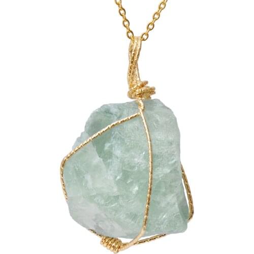 1pc Quartz Women Necklace Crystal Chakra Energy Stone Tree Of Life Handmade Pink Amethysts Citrines Fluorite Pendant For Jewelry