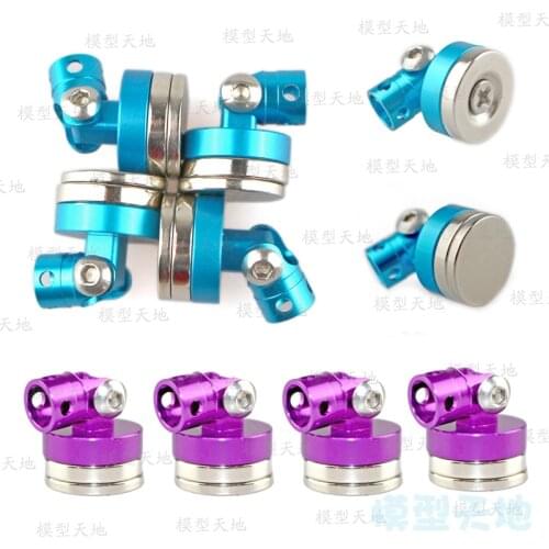 4pc Metal Strong Magnet Magnetic Stealth For 1/10 1/8 RC Car 02010 08007 862001 Car Shell Pillar