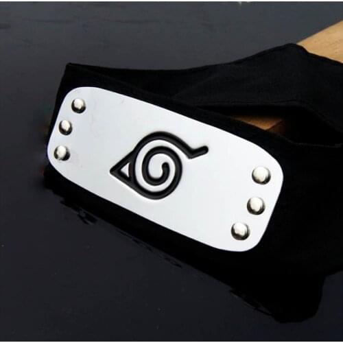 Anime Headband Uchiha Uzumaki Sign Japan Ninja Headband Cosplay Props Accessories Metal Halloween Gifts Men Women