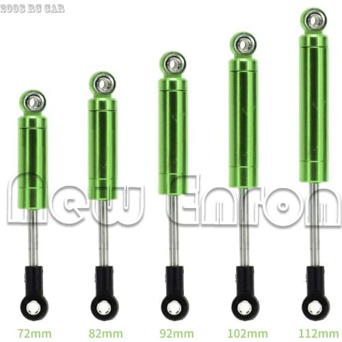 72-112MM Green Aluminum Int Shock Absorber Damper 1:10 RC Car Tamiya Kyosho Axial HPI Crawlers Car Trucks CC01 SCX10