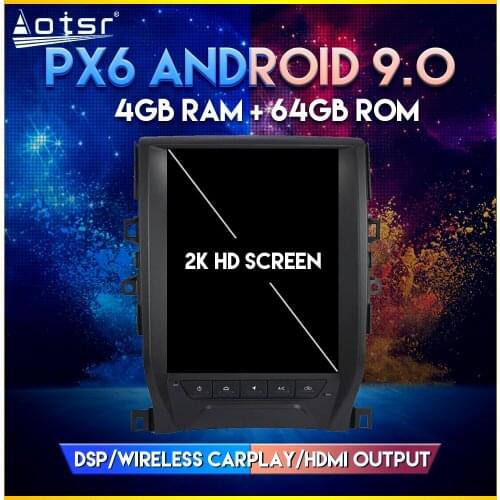 Car GPS Radio For Toyota REIZ 2010-2013 PX6 Android 9.0 Tesla style Vertical screen Car GPS Navigation Player DSP CARPLAY