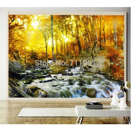 Free shipping custom- modern 3D mural living room sofa bedroom TV background wallpaper Wallpaper entrance natural landscapes