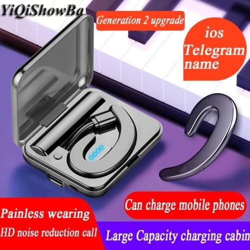 S9Upgrade 2The integrated bone conduction type hanging ears monaural bluetooth wireless headset, wireless headset with warehouse