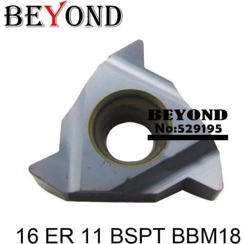 BEYOND 16ER 11/14/19 BSPT BBM18 BYM11 carbide blade for lathe cutter insert thread turning tools SER SER2020 16 ER steel machine