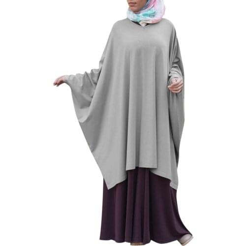 Large Khimar Muslim Women Prayer Long Hijab Scarf Abaya Islamic Clothing Amira Ramadan Garment