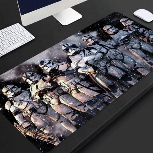 Wars Large Gaming Mouse Pad tapis de souris Gamer Solid Color Locking Edge XXL Big Keyboard Mouse Mat Gaming Desk Mousepad