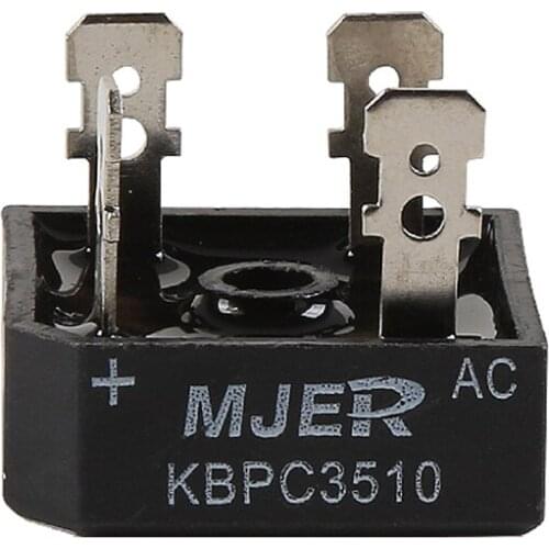 KBPC3510 35A 1000V Diode Bridge Rectifier Original 2PCS black Diode Bridge Rectifier Original 2PCS KBPC3510 35A 1000V
