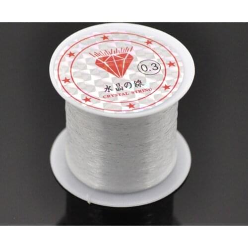 DoreenBeads Nylon Jewelry Thread Cord Transparent 0.3mm, 1 Piece Hot new