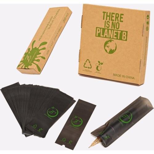 EZ ECO-Friendly Machine Bags EZ ECO-Friendly Pen Machine & Grip Sleeves Covers for Tattoo Machine highly-biodegradable Recycla