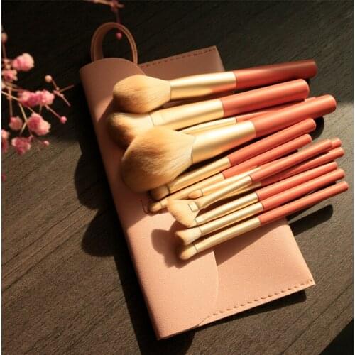 Flash Girl Natural Makeup Brushes Set Professional Foundation Powder Eye Shadow Make Up Beauty Cosmestic Brushes