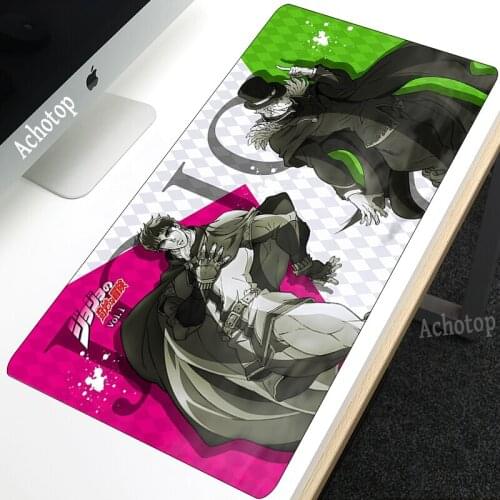 JoJo Joseph Joestar ANIME Wrist Rest Mouse Pad Mat Pink Jo Jo Bizarre Adventure Mouse pad for Laptop PC Mouse desktop Big USB
