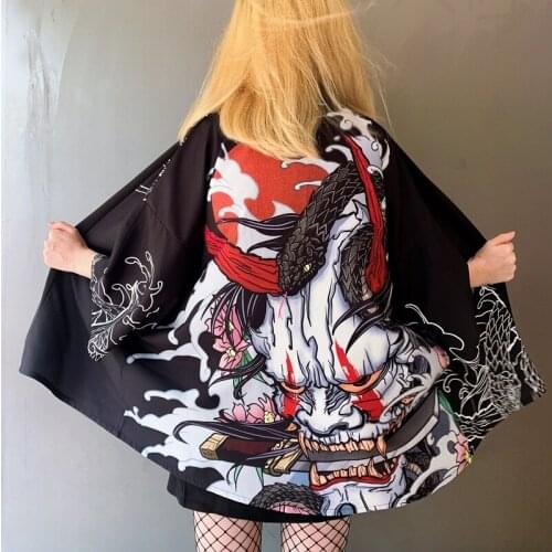 Kimono Women Japanese Yukata Haori WomenS Kimono Cardigan Japanese Clothes Shirt Cosplay Blouse Harajuku Japanese Streetwear