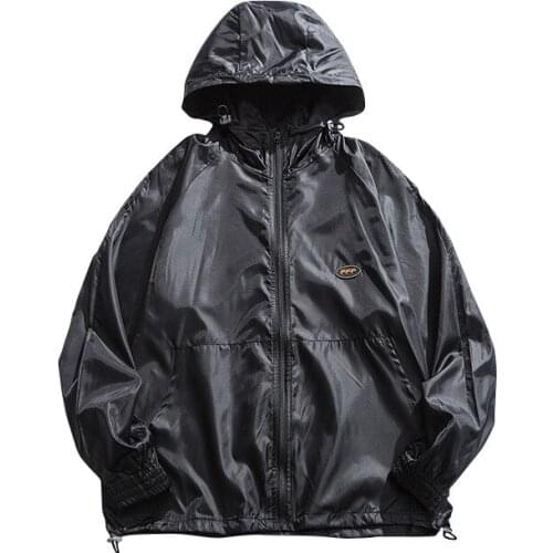 ZhuZunZhe 2021 Summer Thin Black Jackets Windbreaker Men Women Quick Dry Streetwear Tactical Jacket Hoody Coat